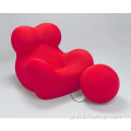 Special Shape Sofa Chair Office Special shape velvet fabric single sofa chair Factory